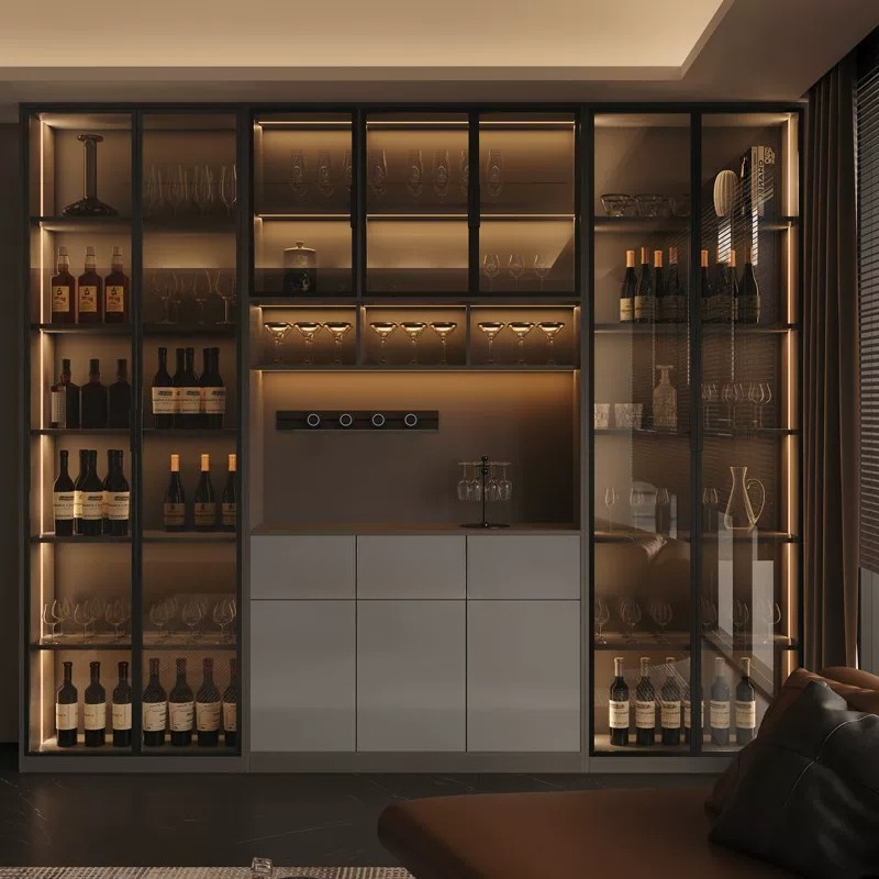 Wine & Beer Shop - Lekka luksusowa włoska szafka na wino