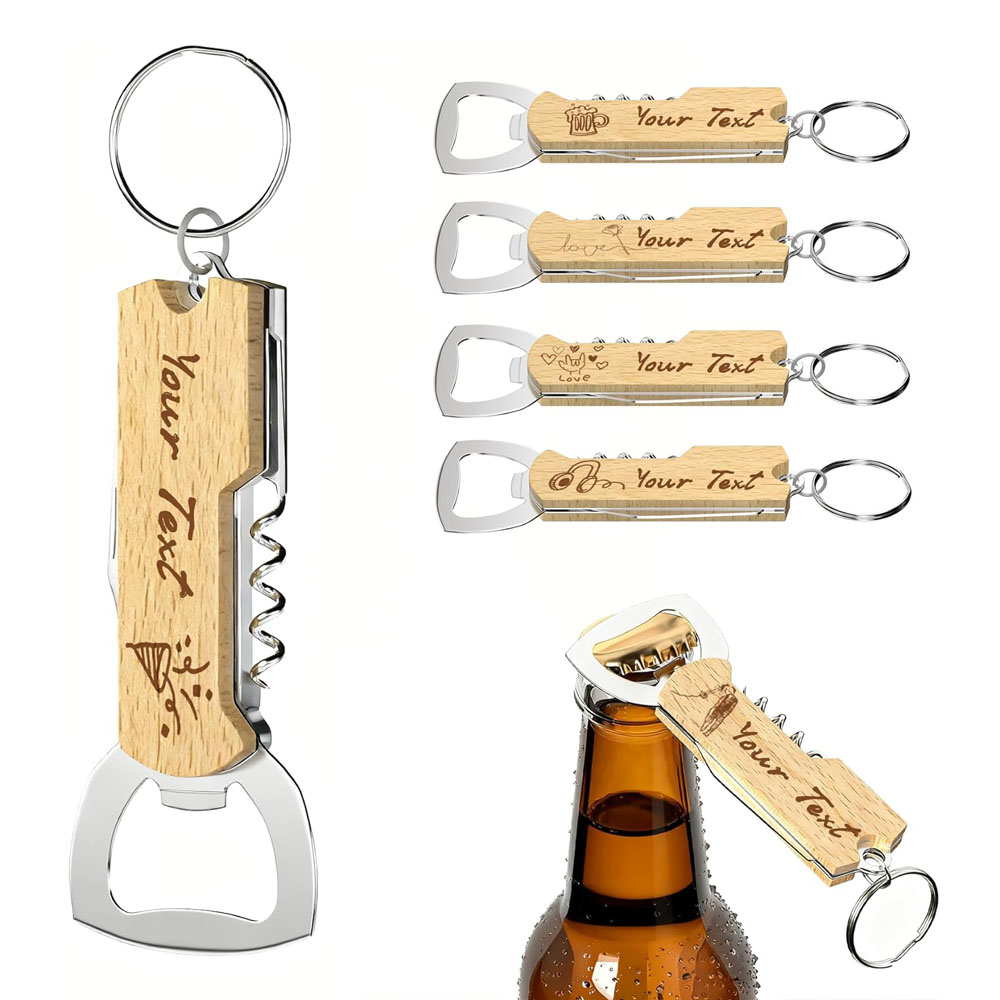 Wine In Beer Bottle - Otwieracz do butelek z grawerowanym logo