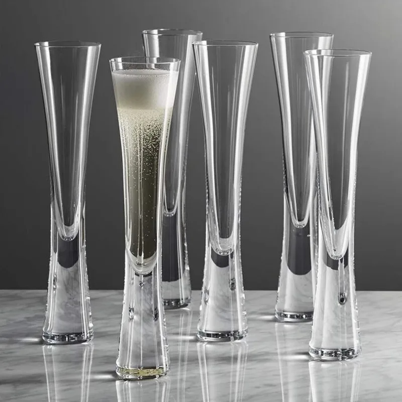 Champagne Flute Pair - Ereganto kieliszki do szampana brokatowe kieliszki