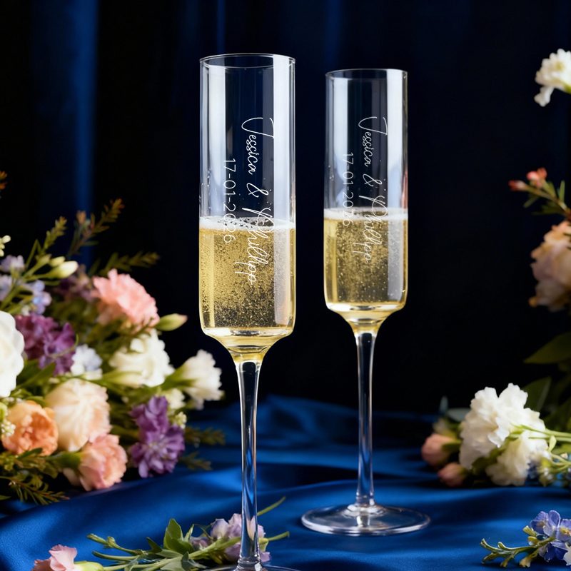 2 SZT. Personalizowane kielisz – Champagne Flute Pair recenzja i cena