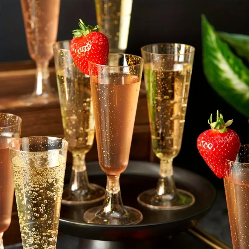 10szt Przezroczysty plastikowy – Champagne Flute Pair recenzja i cena
