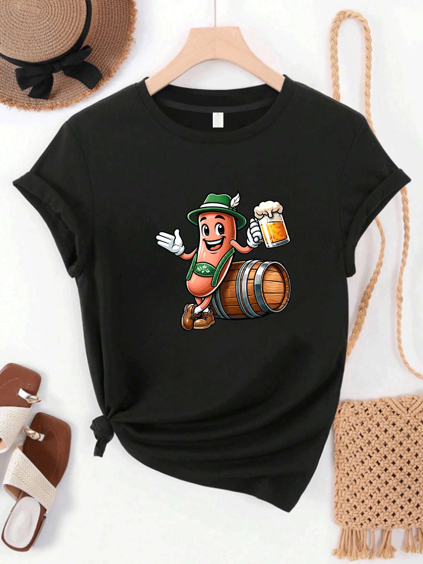 【MYJ062655】Koszulka damska na  – Wine Beer Festival recenzja i cena