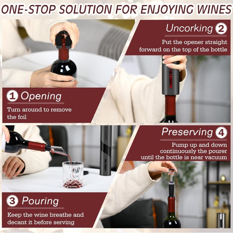 Akumulatorowy wielofunkcyjny e – Wine In Beer Bottle recenzja i cena