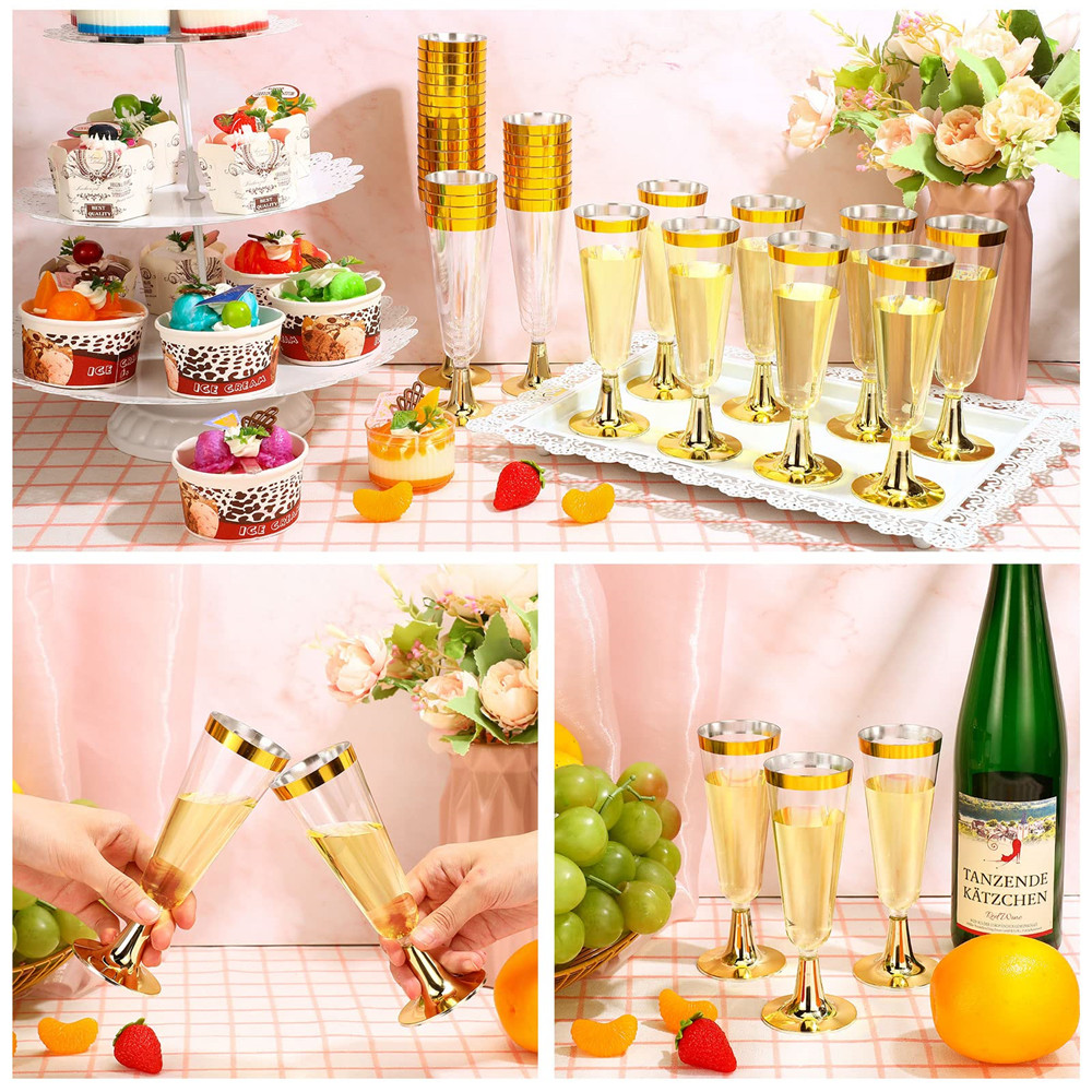 50 sztuk 5 uncji jednorazowy k – Champagne Flute Pair recenzja i cena