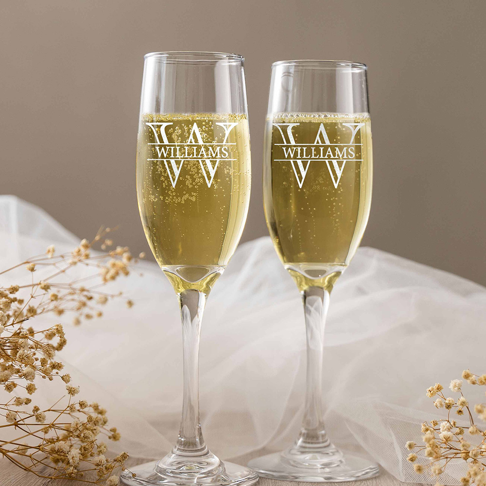 Spersonalizowany zestaw 2 fiol – Champagne Flute Pair recenzja i cena