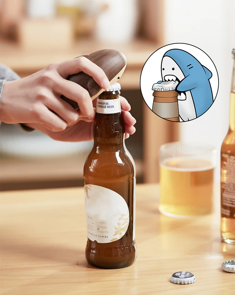 Kreatywny Drewniany Otwieracz  – Wine In Beer Bottle recenzja i cena
