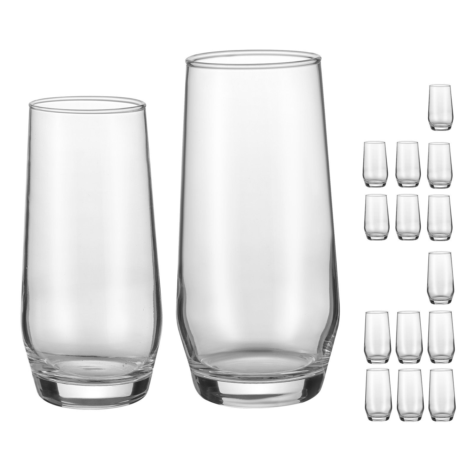 Zestaw szklanek do napojów, 16 – Wine Beer Mixed Drinks recenzja i cena