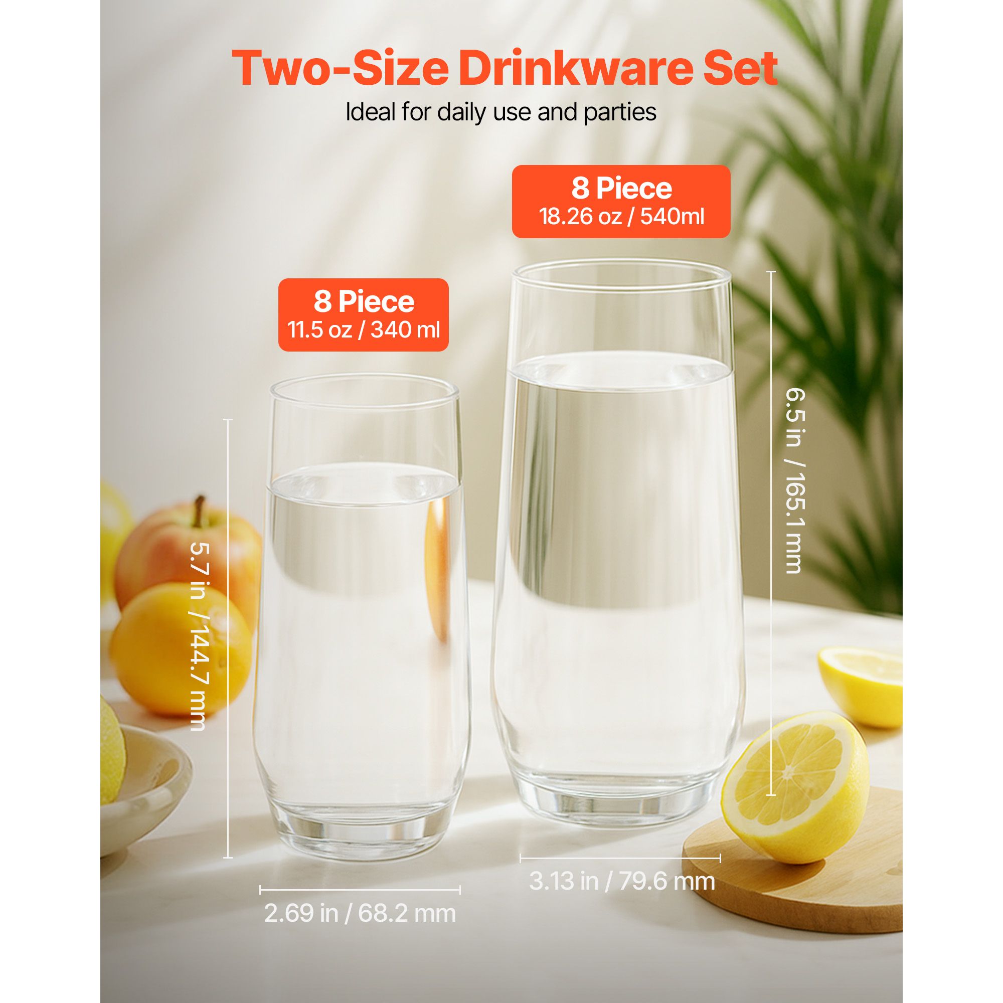 Zestaw szklanek do napojów, 16 – Wine Beer Mixed Drinks recenzja i cena