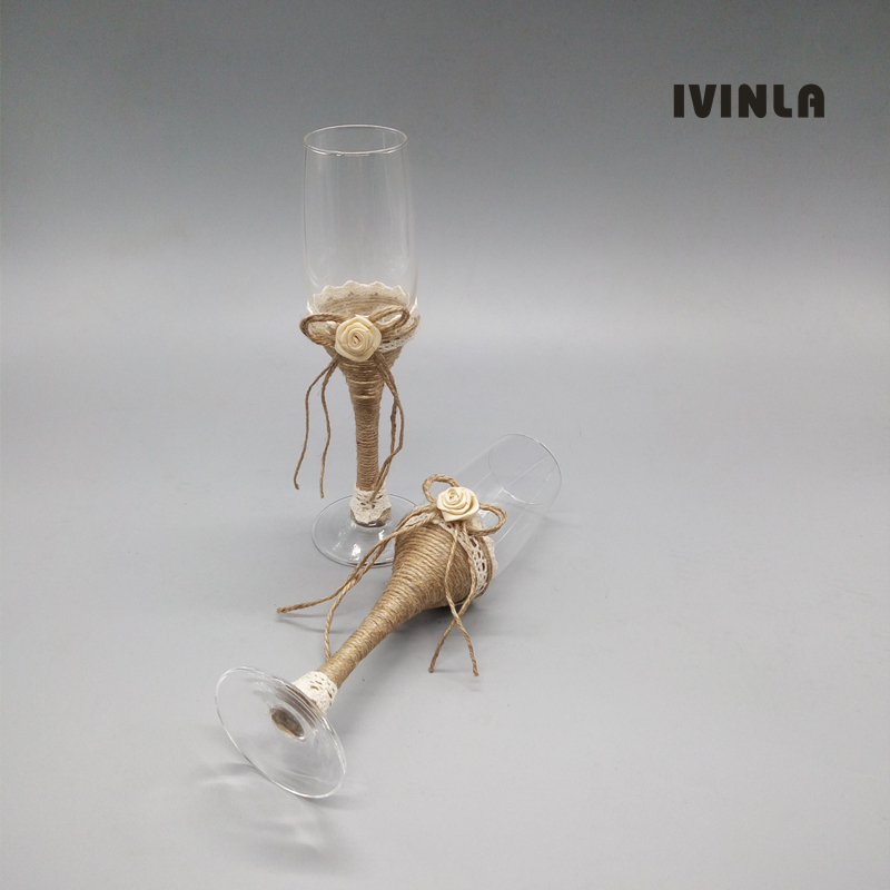 Popularna para rustykalnych ki – Champagne Flute Pair recenzja i cena