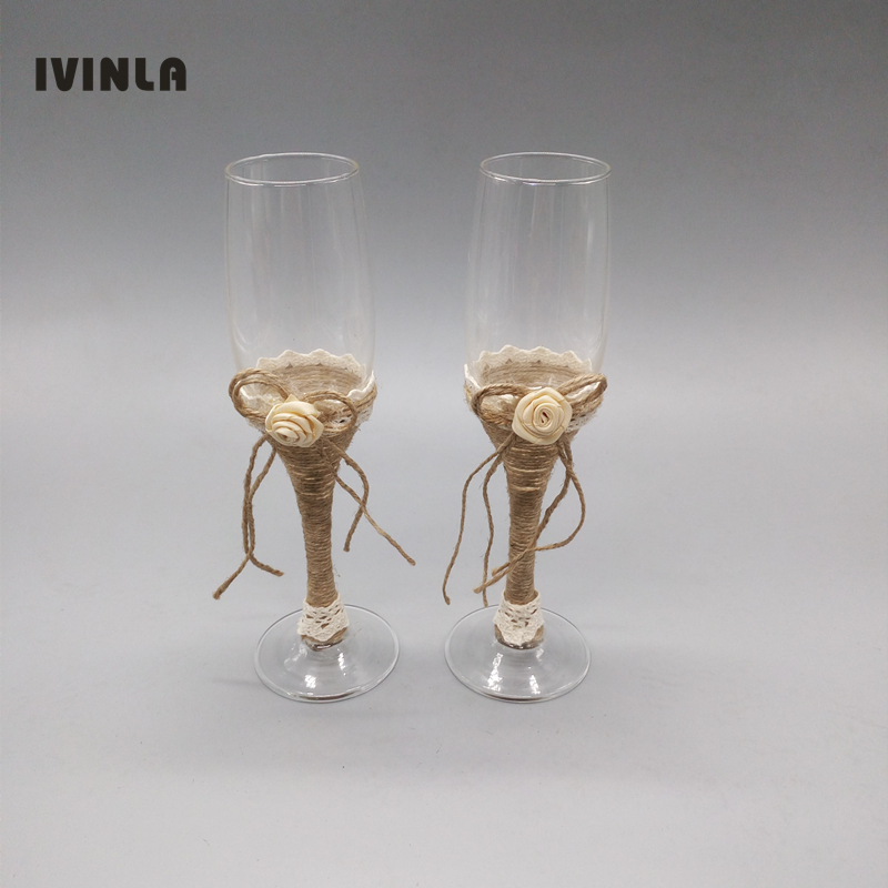 Popularna para rustykalnych ki – Champagne Flute Pair recenzja i cena